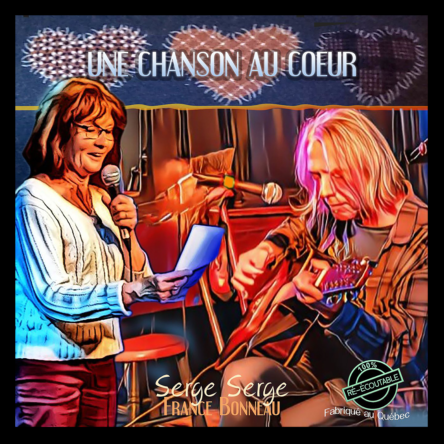 Pochette de l'album Une chanson au coeur